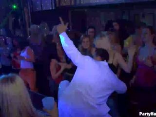 Group sex clip wild patty at night club