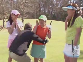 Erika hiramatsu nimmt zwei clubs nach golf -uncensored jav-