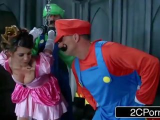 Jerk That Joy Stick: glorious Mario Bros Get Busy With Princess Brooklyn Chase