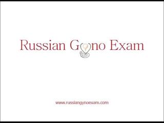A plumpy malaking suso rusya stunner sa a gyno eksamen