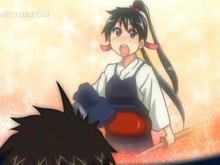 Anime sporty girls having hardcore sex film in the