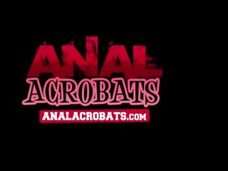 Analacrobats strapon đồng tính nữ hậu môn 3way