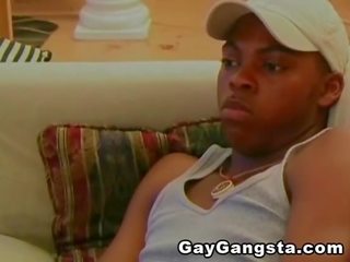 Gay blacks watching gay x rated video and starts them h