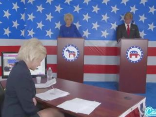 Donald trump y hillary clinton follando bernie sanders y megan kelly en presi <span class=duration>- 25 min</span>