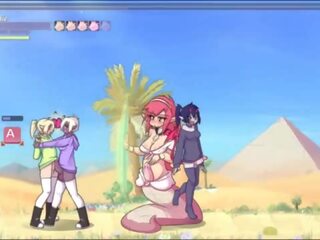 Max yang elf &lbrack;pornplay hentai game&rsqb; ep&period;2 elf seterusnya ke dalam yang mademoiselle dan fucked oleh kedua-dua lubang dengan nakal succubus