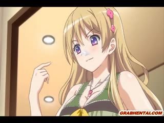 Ngandhut hentai with bigboobs squirting susu and cum