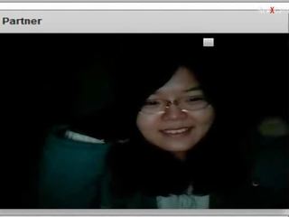 Warga cina gadis sekolah swell webcam mov