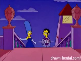 Simpsons bayan film - marge and artie afterparty