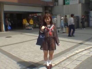 Mikan น่าอัศจรรย์ เอเชีย adolescent สนุกกับการ สาธารณะ แวบวับ
