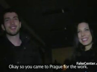 Ispaniýaly alkaş fucks outoors for pul