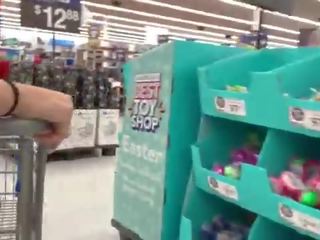 A Real Freak Recording a exceptional chick at Walmart -