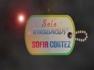 SoloInterviews Dildo masturbation Sofia Cortez small tits brunette diva