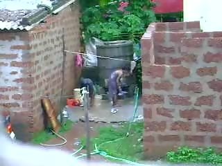 Watch this two super sri lankan mademoiselle getting bath in ruangan