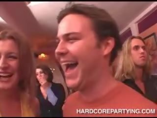 Drunken sex video orgy with elite teen chicks dancing and flashing panties