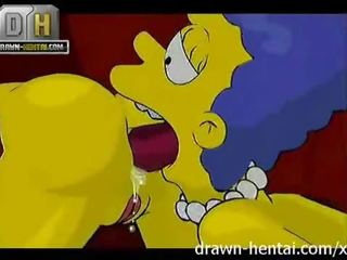 Simpsons adult video - bukkake gangbang