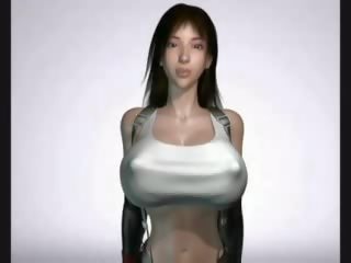 Ffvii final caralho tifa doga 3d