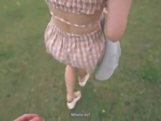 Stepsister pay for Gas or Take Off Your Panties&excl; I Fucked Stepsister in the Woods